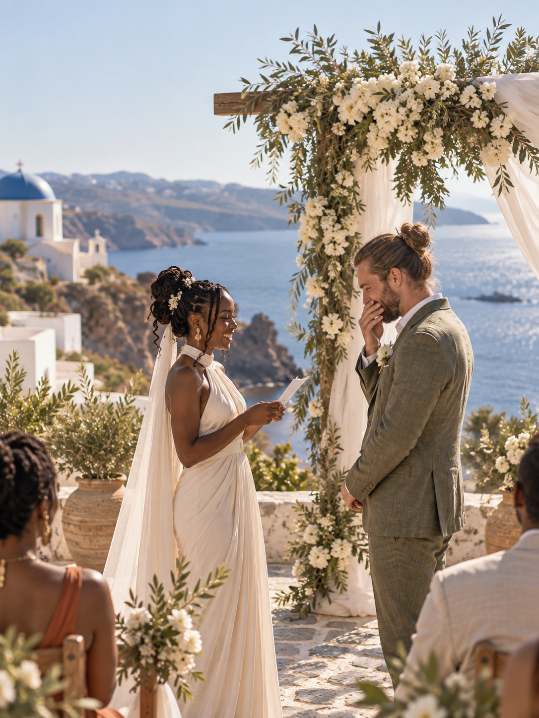 Bryllup i Hellas – seremoni ved havet på Kreta