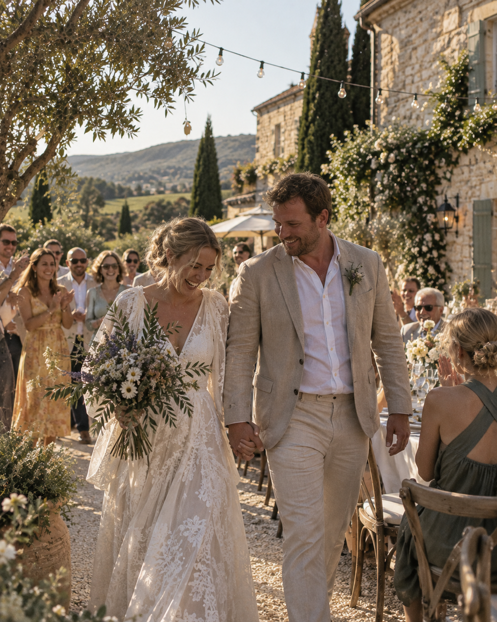 Bryllup i Provence i Sør-Frankrike