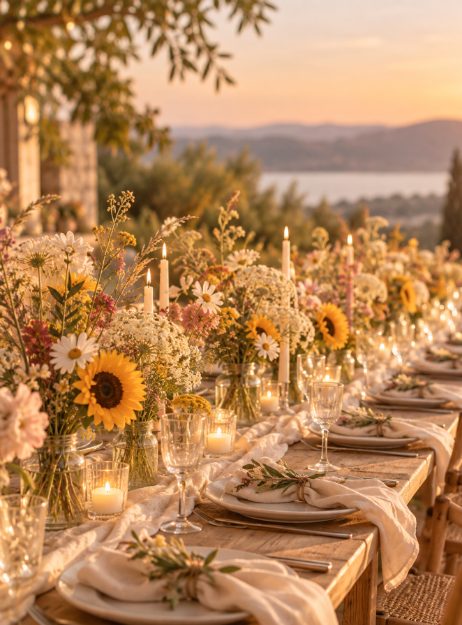 Inspirasjon: blomstereng i sommerlys