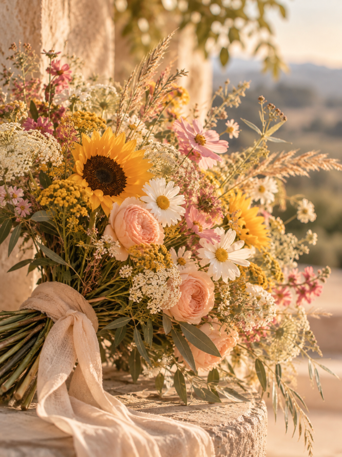Inspirasjon: blomstereng i sommerlys